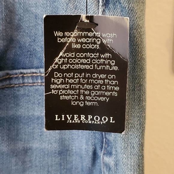 LIVERPOOL the crop boyfriend distressed stretch capri jeans plus size 20 NEW!!!! - Picture 8 of 10